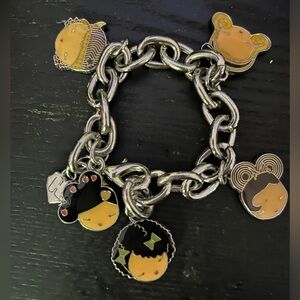 Harajuku Lovers charm bracelet with little Gwen Stefani & the girls! Vintage Y2K